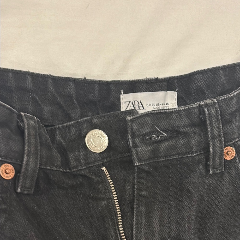 Zara Black Denim Jeans